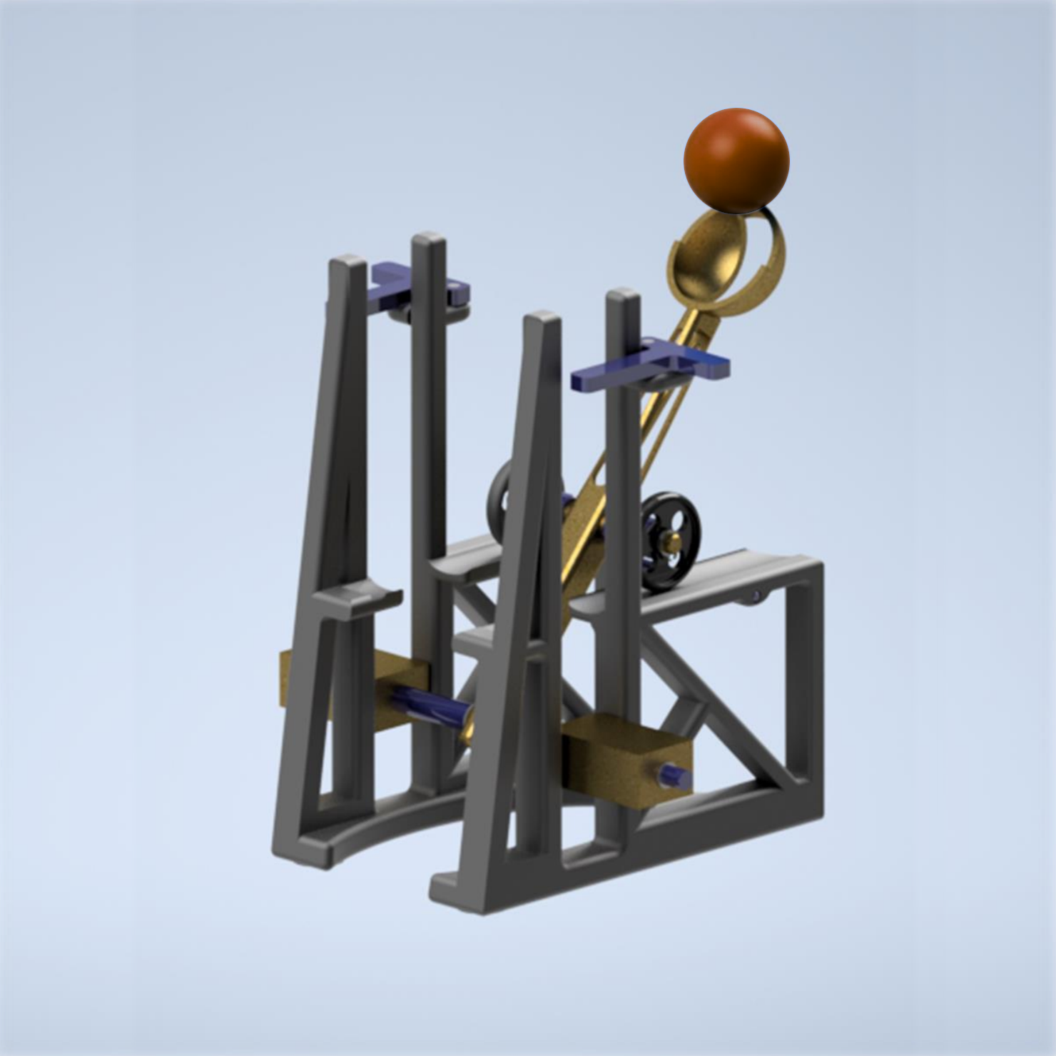 Rendering der Siegermaschine